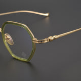 CHH Chrome Hearts Glasses Double Beam Retro Pure Titanium Ultra Light Glasses Frame