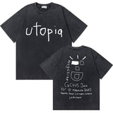 Washed Vintage Cactus Jack Utopia Double Sided Print