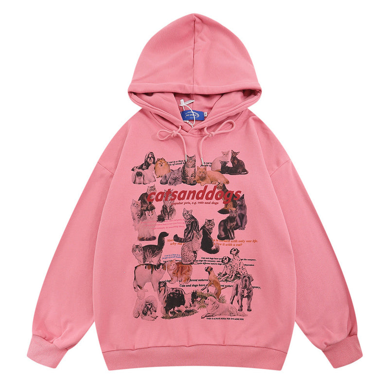 Men Hoodie Hoodie Men's Spring and Autumn Long Sleeve Loose Street Sweatshirt