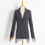 Frankie Shop Hourglass Blazer Autumn Female Autumn Coat
