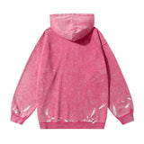 Men Hoodie Washed Old Hooded Sweater Men's Autumn and Winter Letter Printing