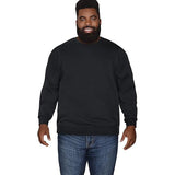 Crew neck sweater men's and women's loose sweater flexible