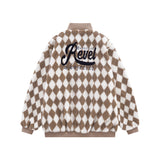 Men Cotton Mixed Jacket Coat Berber Fleece Coat Men's Autumn and Winter Loose Cotton Coat