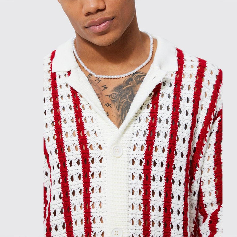 Men Sweater Coat Knitted Sweater Men's Top