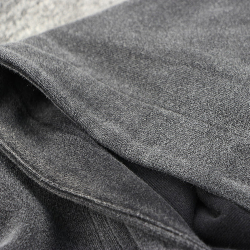 Men Hoodie Washed and Worn Hooded Sweater Men's Autumn and Winter Loose Casual