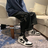 Men Sweatpants Casual Pants Fashion Brand Workwear Wide Leg Pants