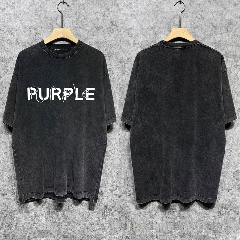 Purple Brand T Shirt Short Sleeve T-shirt Blouse