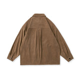 Unisex Jacket Autumn Corduroy Shirt Women's Clothing