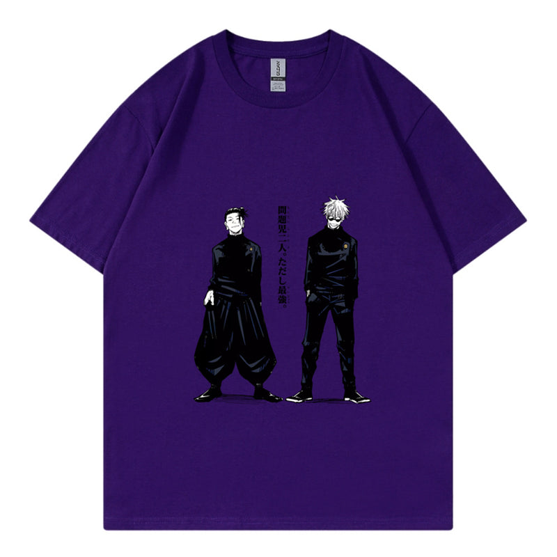 Summer New Anime Jujutsu Kaisen Satoru Gojo Pattern Printed