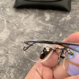 CHH Chrome Hearts Glasses Crowe Glasses Frame Business Gold Edge Punching