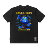 Men T Shirt Short Sleeve T-shirt Men and Women High Street Loose Couple