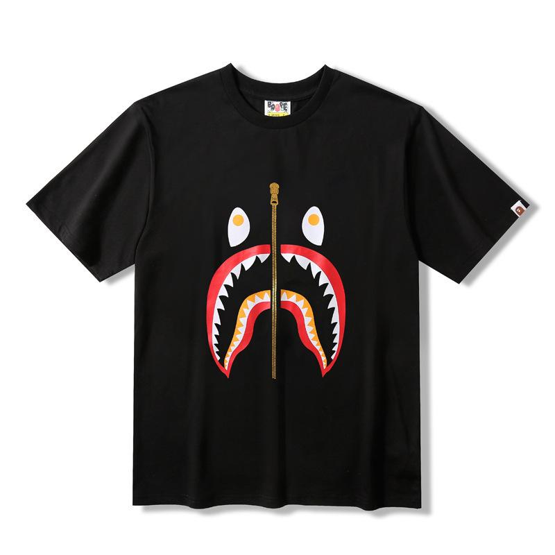 Bathing Ape T Shirt Short Sleeve T-shirt Color Shark T-shirt