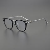CHH Chrome Hearts Glasses Retro Glasses Frame Pure Titanium Ultra Light Square Frame Glasses