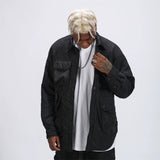 Men Cotton Padded Jacket Coat Cotton Coat Jacket Men's Clothing Autumn and Winter Loose Padded Jacket Cotton Padded Coat Ins