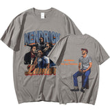 Kendrick Lamar T Shirts Kendrick Lamar Good Kid Double Sided Print T-shirt for Men