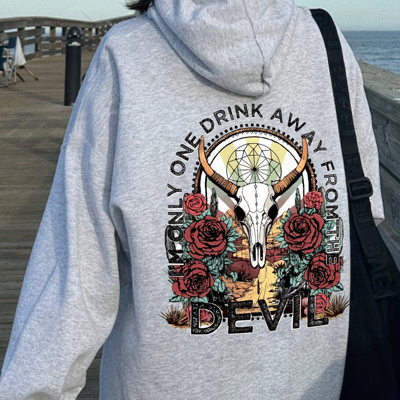 Western Sweatshirt Plus Size Women s Plus Rose
