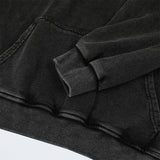 Men Hoodie Sweater Men's Autumn and Winter Washed and Worn Loose