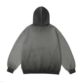 Men Hoodie Sweater Men's Autumn and Winter Oil Painting Printing Loose Hooded