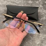 CHH Chrome Hearts Glasses Ultra Light Pure Titanium Myopia Glasses Frame