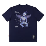 Men T Shirt Men's Short-Sleeved T-shirt Astronaut Astronaut Loose Short Sleeve