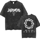 Bad Omens Band Music Tour Graphic T Shirts Concrete