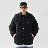 Men Cotton Padded Jacket Coat Winter Ins Cotton Padded Jacket Men's Jacket Casual Loose Letter Cotton Padded Coat