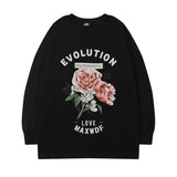 Men Long Sleeve Shirt Autumn and Winter round Neck Long Sleeve T-shirt Men and Women Loose All-Match Casual