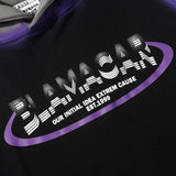 Men Hoodie Airbrush Outline Printed Hoodie