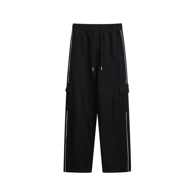 Unisex Pants Autumn Workwear Straight Casual Pants