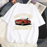 Certified Racist T-shirt White T-shirt Casual Baseball