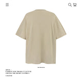 American vintage street T-shirt cotton vintage men's summer loose