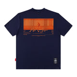 Men's T Shirt Printed Short-Sleeved T-shirt Men's Ins Trendy Loose Casual