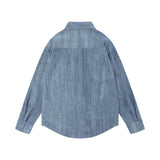 Men Long Sleeved T Shirt Distressed Shirt Men's Spring and Autumn Comfortable Breathable Loose Long Sleeve Shirt Outer Wear