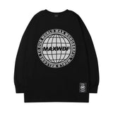Men Long Sleeve Shirt round Neck Long Sleeve T-shirt Men and Women Street Hip Hop Preppy Style
