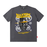 Men T Shirt Summer Fashion Brand Short Sleeve T-shirt Men's Hong Kong Style