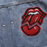 Men Denim Jacket Men's Spring and Autumn Loose Washed-out Denim Clothes Jacket