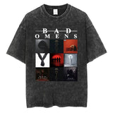 Bad Omens Band Music Tour Graphic T Shirts Concrete