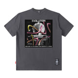 Men T Shirt Printed Short-Sleeved T-shirt for Men and Women