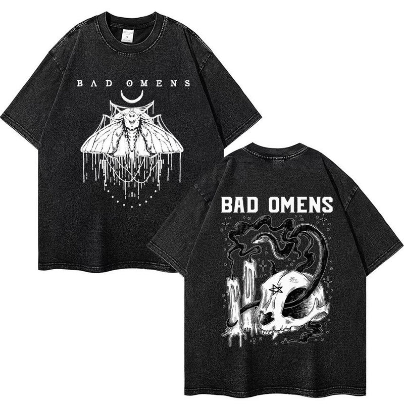 One Band And Rock Band Music Tour Washed T-shirts