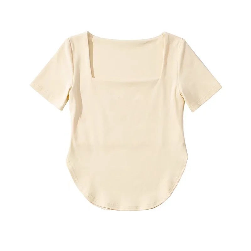 Women T-Shirt T-shirt Female Summer Slimming Short Top