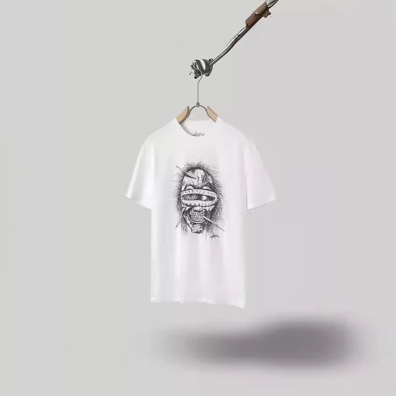 Mens T-shirts Travis Scott Cactus Jack x Utopia Utopia Mummy Short Sleeve T-Shirt