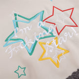 Men Hoodie Five-Pointed Star Embroidered Hoodie