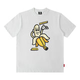 Men's T Shirt Printed Short-Sleeved T-shirt Men's and Women's American Retro Loose