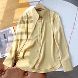 Women T-Shirt Shirt Women's Spring Drape Long Sleeve Shirt