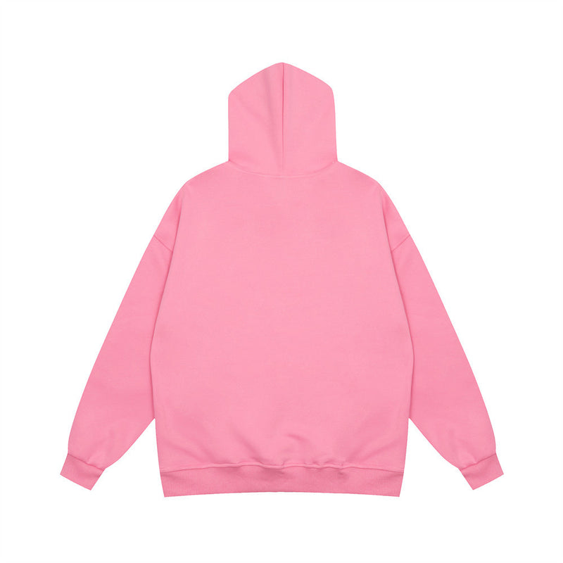 Men Hoodie Letter Print Sweatshirt Spring Autumn Loose-Fitting Hoodie Long Sleeve Top Men