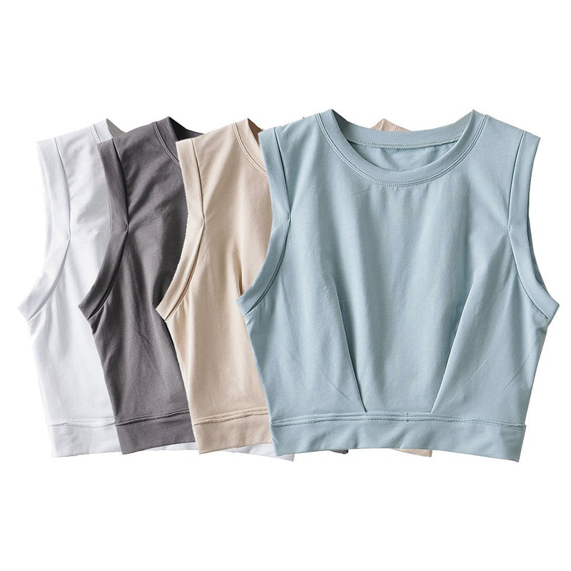 Women T-Shirt Summer Women's Loose Sports Cover round Neck Slim Fit