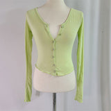 Women's Long Sleeve Shirt V-neck Bottoming Shirt