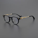 CHH Chrome Hearts Glasses Pure Titanium Ultra Light Myopia Anti-Blue Light Glasses Frame