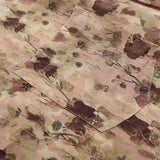 Men Long Sleeved T Shirt Floral Print Long Sleeve Shirt Men's Loose Spring and Autumn Lapel Shirt