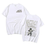 Arctic Monkeys Tour Graphic T Shirts Men's Hip Hop Retro